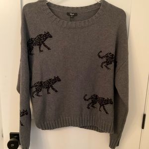 Rails leopard sweater